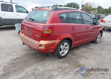 2003 Pontiac Vibe Gt from USA, damaged, VIN 5Y2SN64L03Z405938